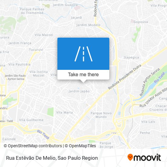 Rua Estêvão De Melio map