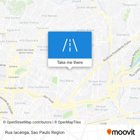 Rua Iacanga map