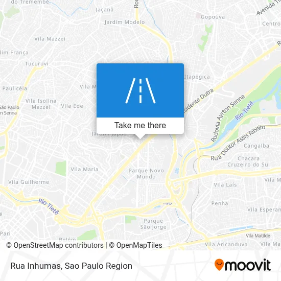 Rua Inhumas map