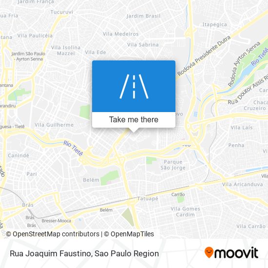 Rua Joaquim Faustino map