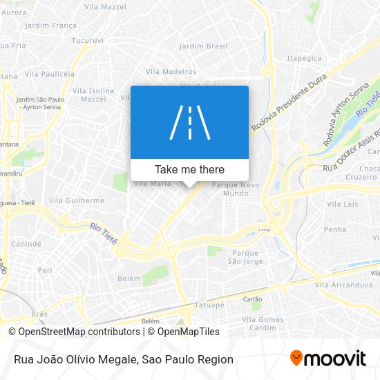 Rua João Olívio Megale map
