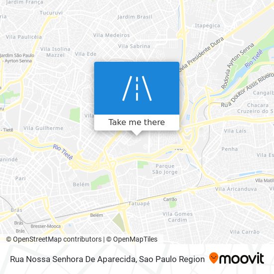 Rua Nossa Senhora De Aparecida map