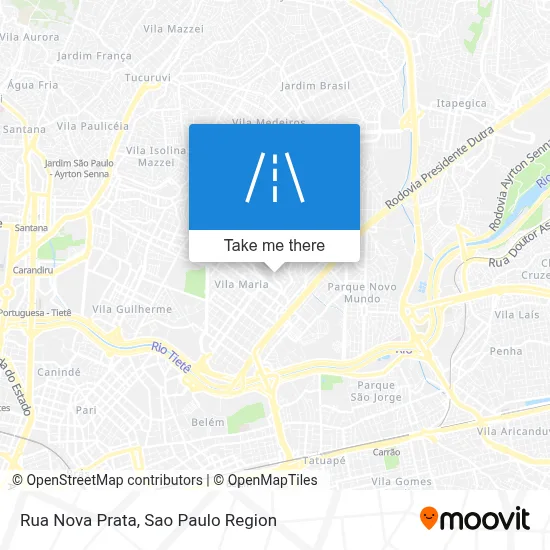 Rua Nova Prata map