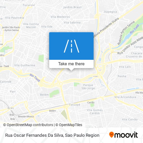 Mapa Rua Oscar Fernandes Da Silva