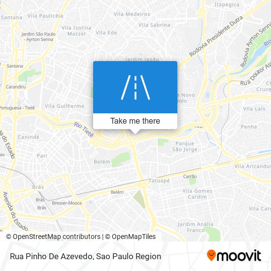 Mapa Rua Pinho De Azevedo