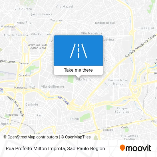 Rua Prefeito Milton Improta map