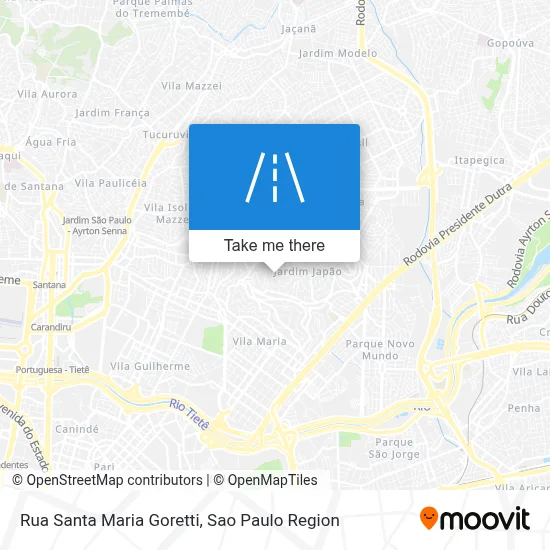 Rua Santa Maria Goretti map