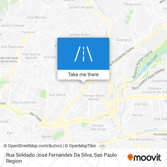 Mapa Rua Soldado José Fernandes Da Silva