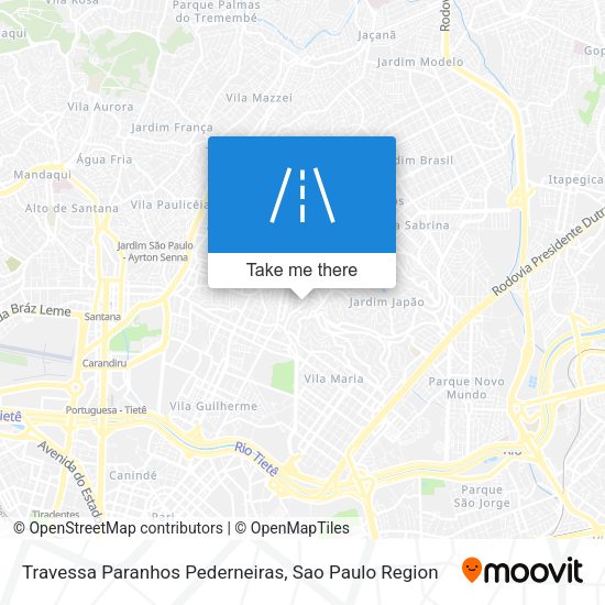 Travessa Paranhos Pederneiras map