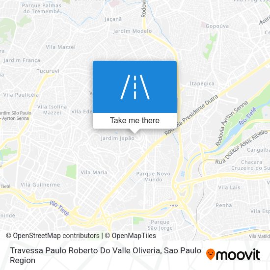 Travessa Paulo Roberto Do Valle Oliveria map