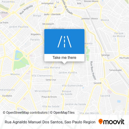 Rua Agnaldo Manuel Dos Santos map