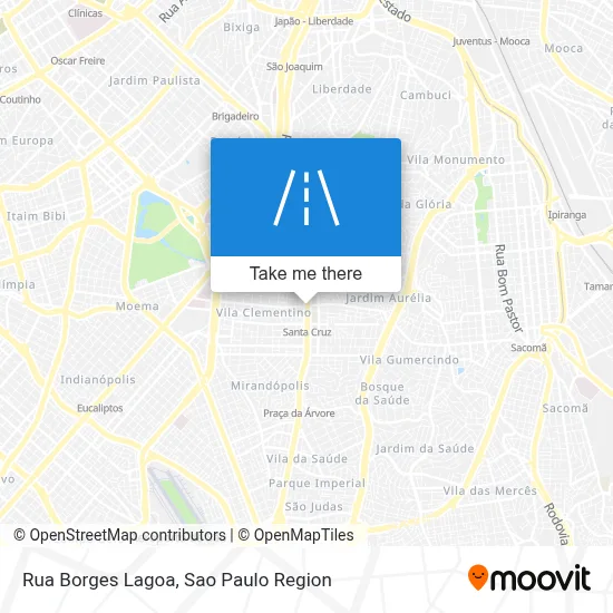 Rua Borges Lagoa map