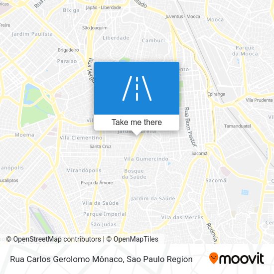 Rua Carlos Gerolomo Mônaco map