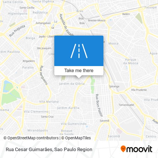 Mapa Rua Cesar Guimarães