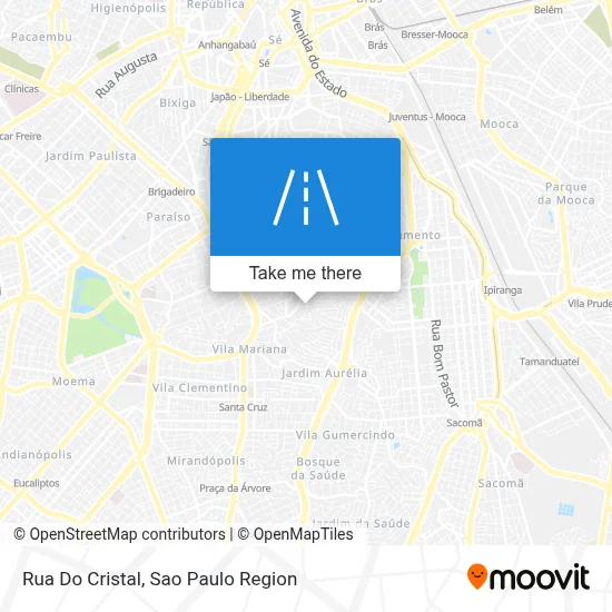 Rua Do Cristal map