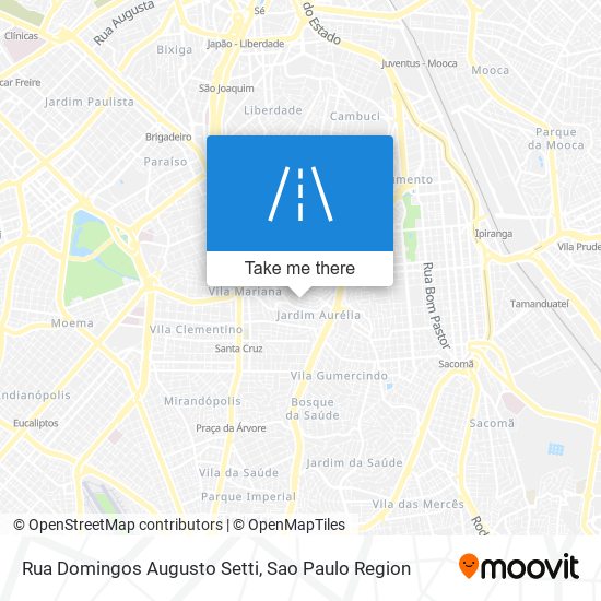 Mapa Rua Domingos Augusto Setti