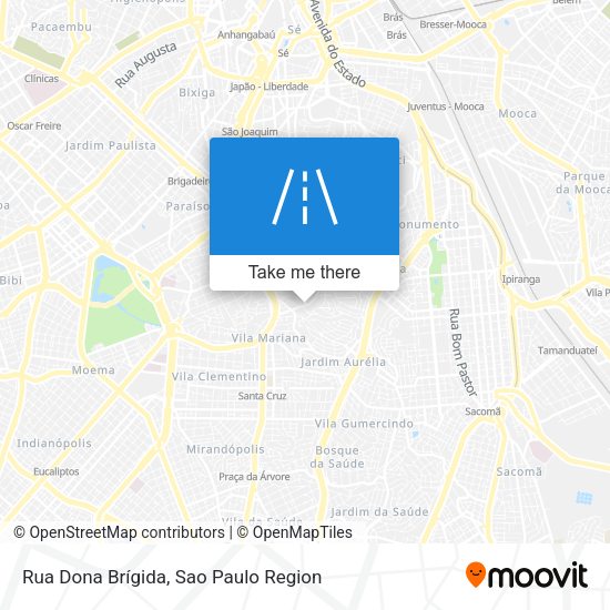 Rua Dona Brígida map