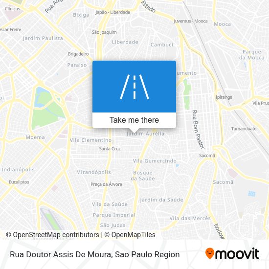 Rua Doutor Assis De Moura map