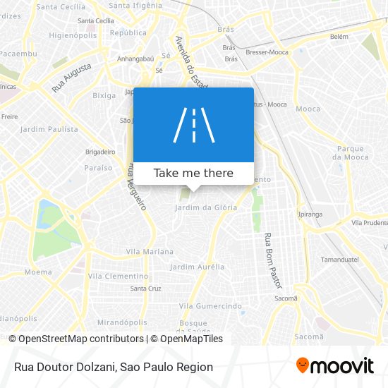 Rua Doutor Dolzani map