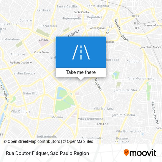 Mapa Rua Doutor Fláquer