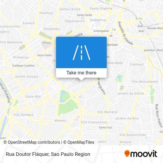 Rua Doutor Fláquer map