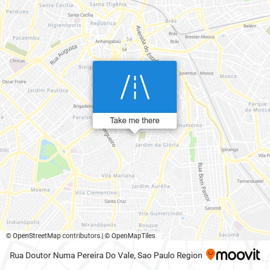 Mapa Rua Doutor Numa Pereira Do Vale