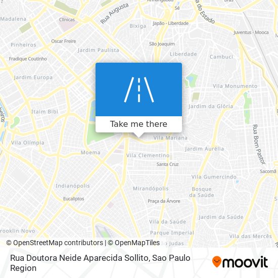 Rua Doutora Neide Aparecida Sollito map