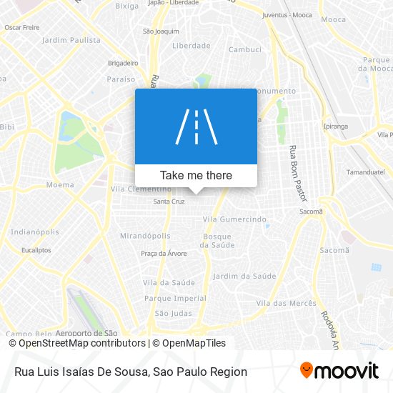 Mapa Rua Luis Isaías De Sousa