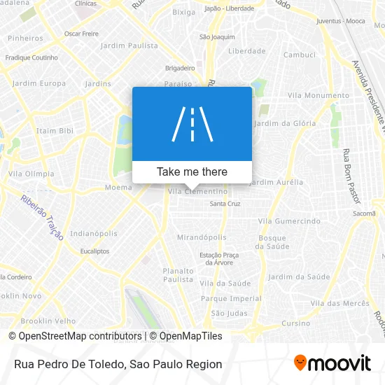 Rua Pedro De Toledo map