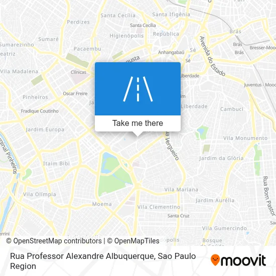 Rua Professor Alexandre Albuquerque map