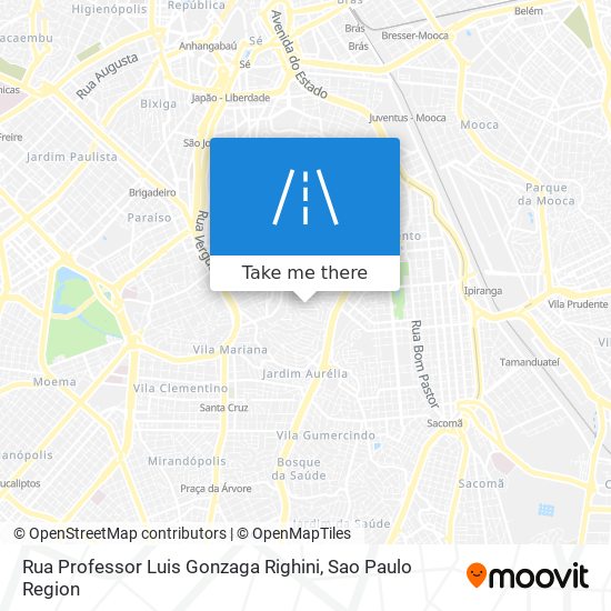 Rua Professor Luis Gonzaga Righini map