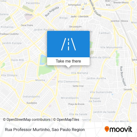 Rua Professor Murtinho map