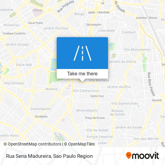 Rua Sena Madureira map