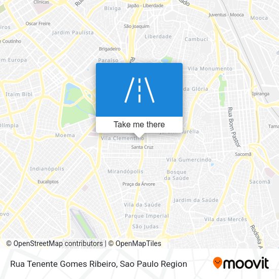 Rua Tenente Gomes Ribeiro map