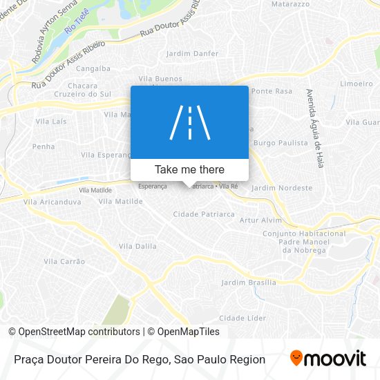 Praça Doutor Pereira Do Rego map