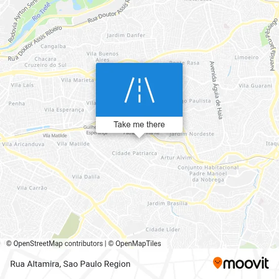 Rua Altamira map