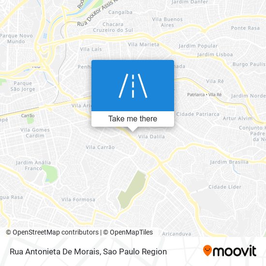 Rua Antonieta De Morais map