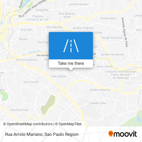 Mapa Rua Arroio Mariano