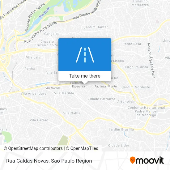 Rua Caldas Novas map