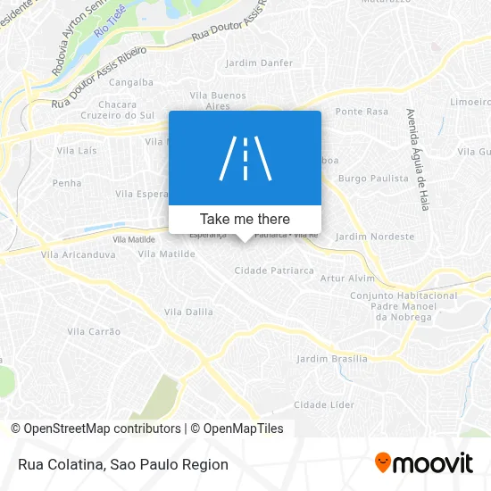 Rua Colatina map