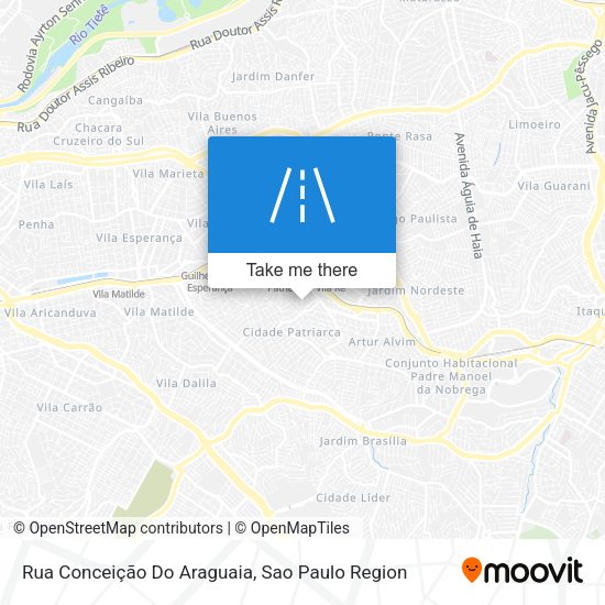 Rua Conceição Do Araguaia map