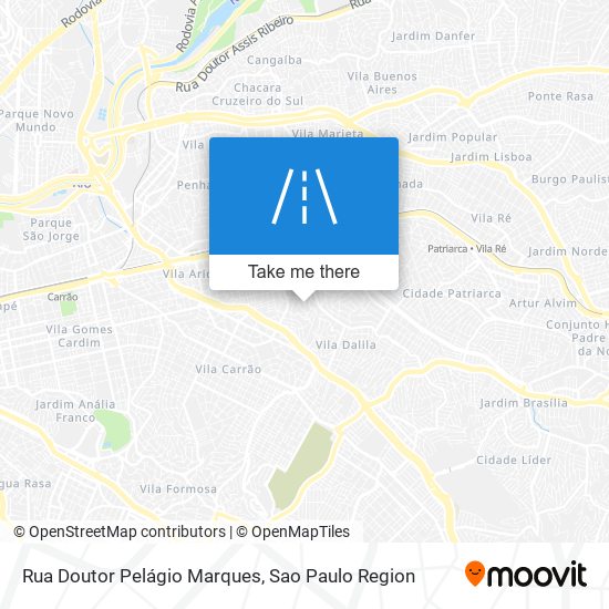 Mapa Rua Doutor Pelágio Marques