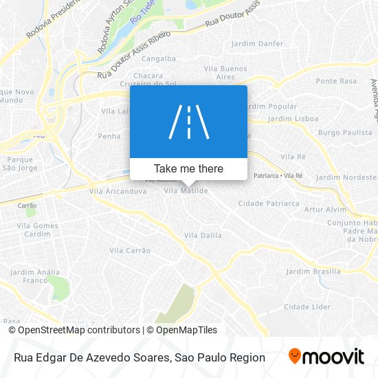 Rua Edgar De Azevedo Soares map