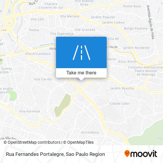 Mapa Rua Fernandes Portalegre