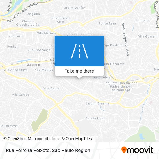 Rua Ferreira Peixoto map