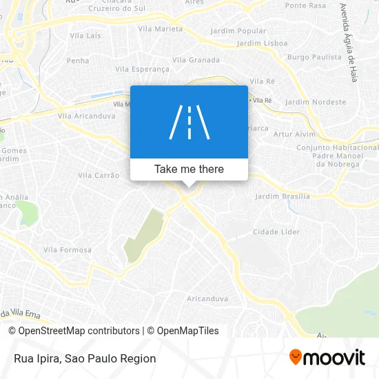 Rua Ipira map