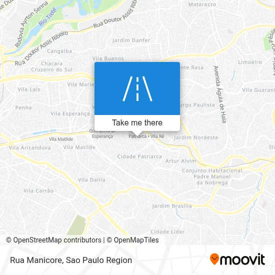 Rua Manicore map