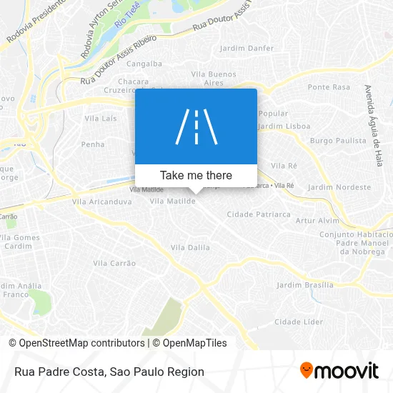 Rua Padre Costa map