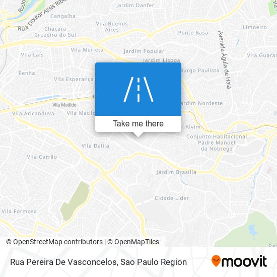 Rua Pereira De Vasconcelos map