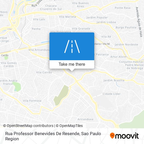 Rua Professor Benevides De Resende map